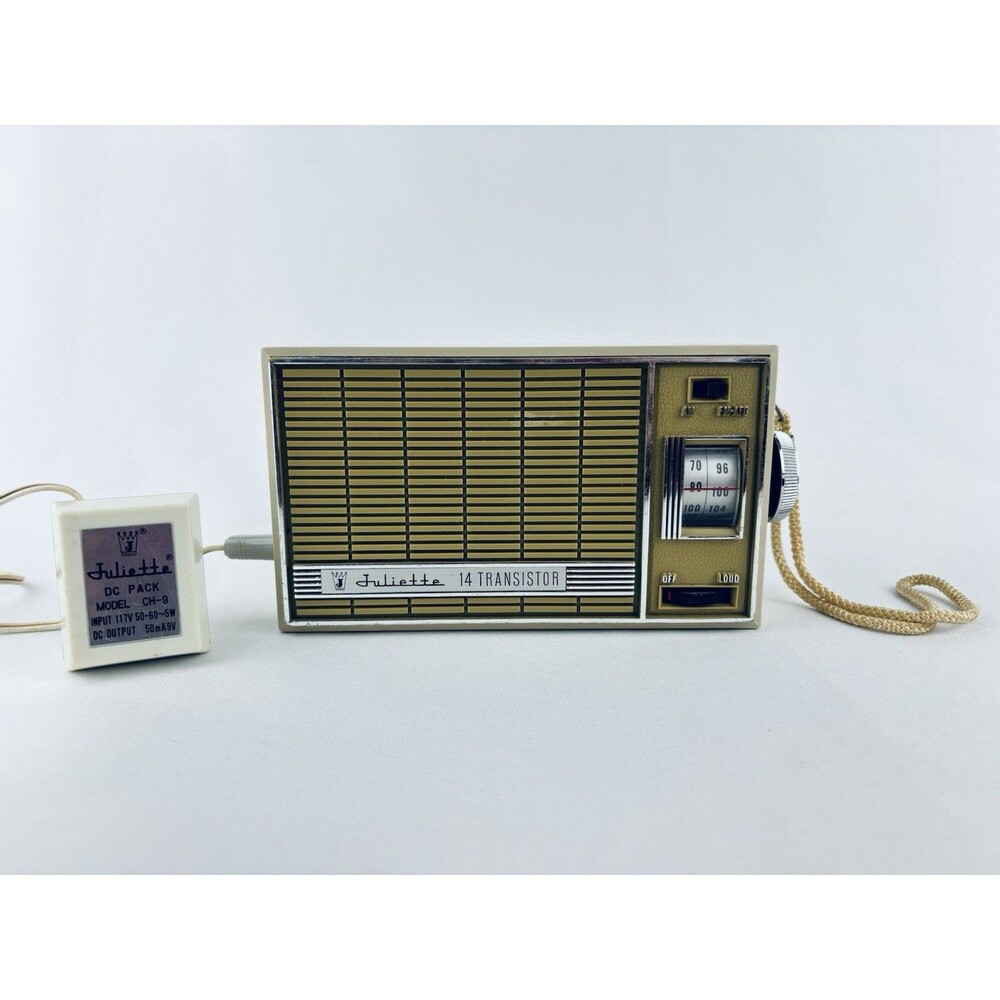Vintage Juliette‎ 14 Transistor Radio Topp Part 15 - Made In Taiwan - MCM Read!